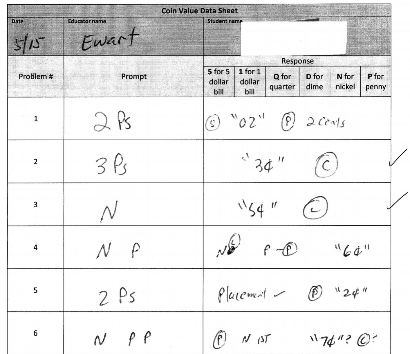 Data Collection for IEP Objectives