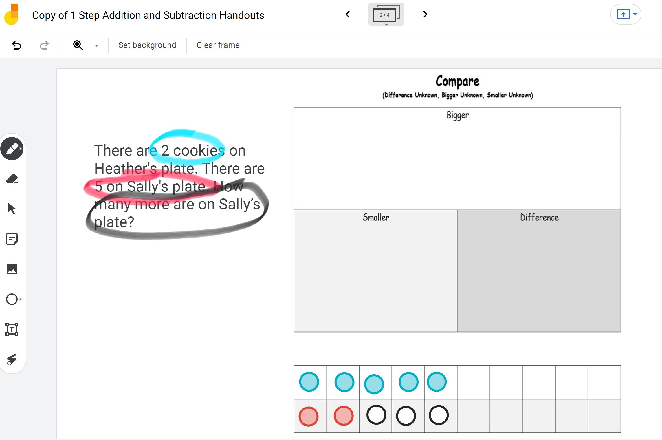 1 Step Word Problems Addition and Subtraction – Scaffolded