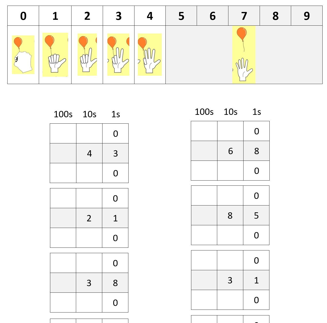 Rounding to Nearest 10 with Scaffolding Faded