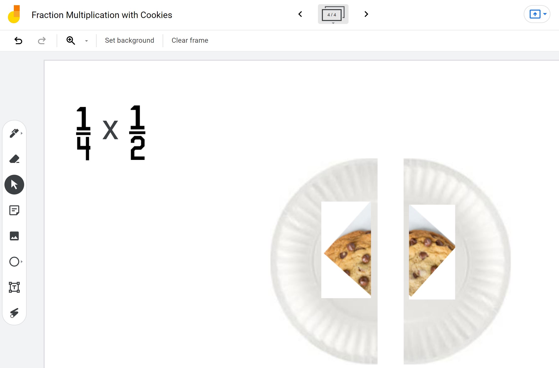Fraction Multiplication with Cookies
